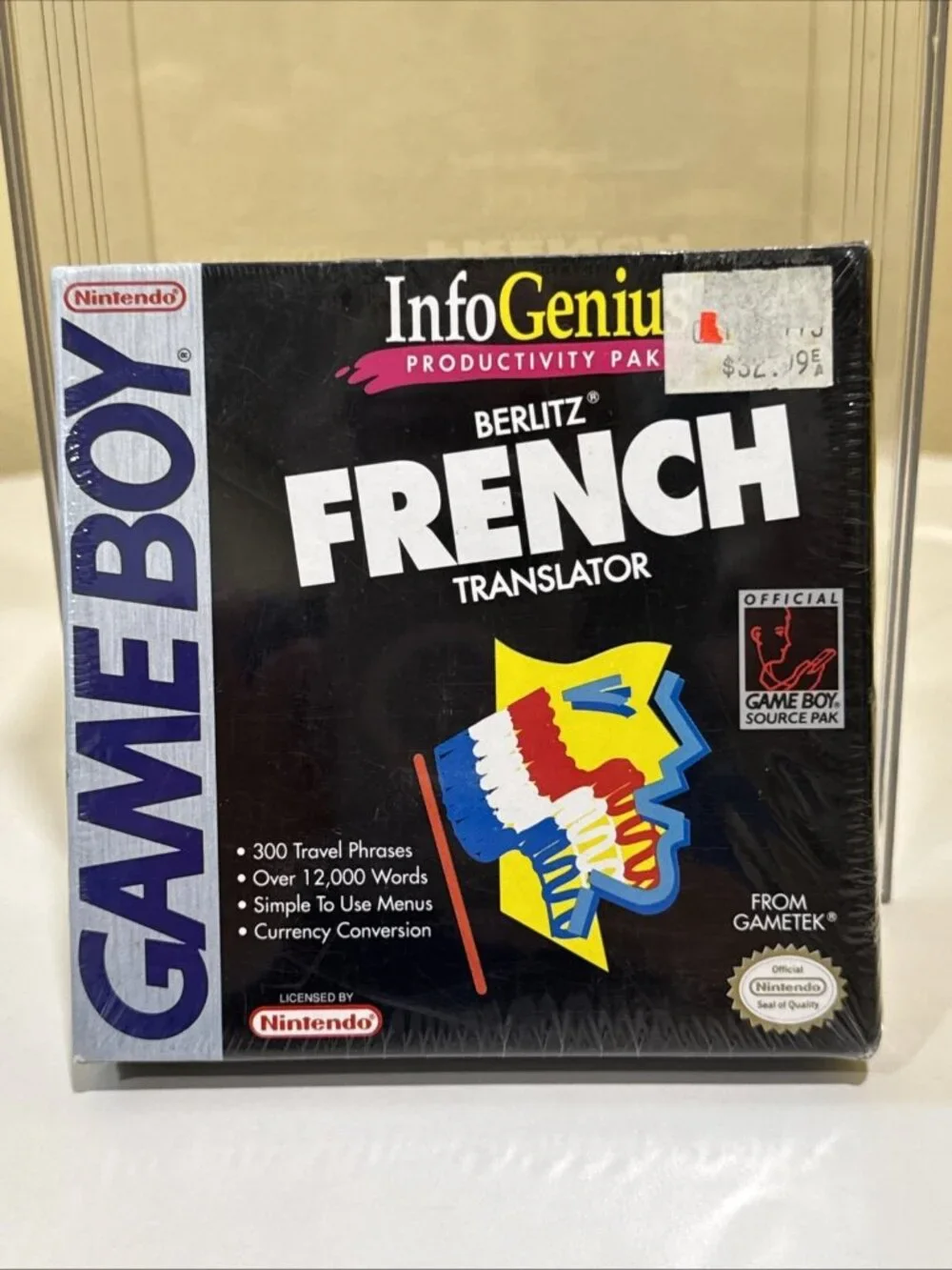 French Translator Berlitz (Nintendo Game Boy Gameboy) NEW Sealed